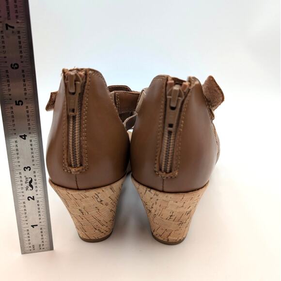 Rockport Briah Gladiator Wedge Sandals Women's Brown Size US7.5W EU38 - Picture 4 of 13